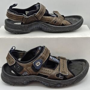 Footjoy brown leather golf sandals size 10m